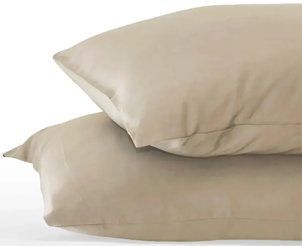 Cariloha Resort Bamboo Pillowcase Set - Stone - Standard