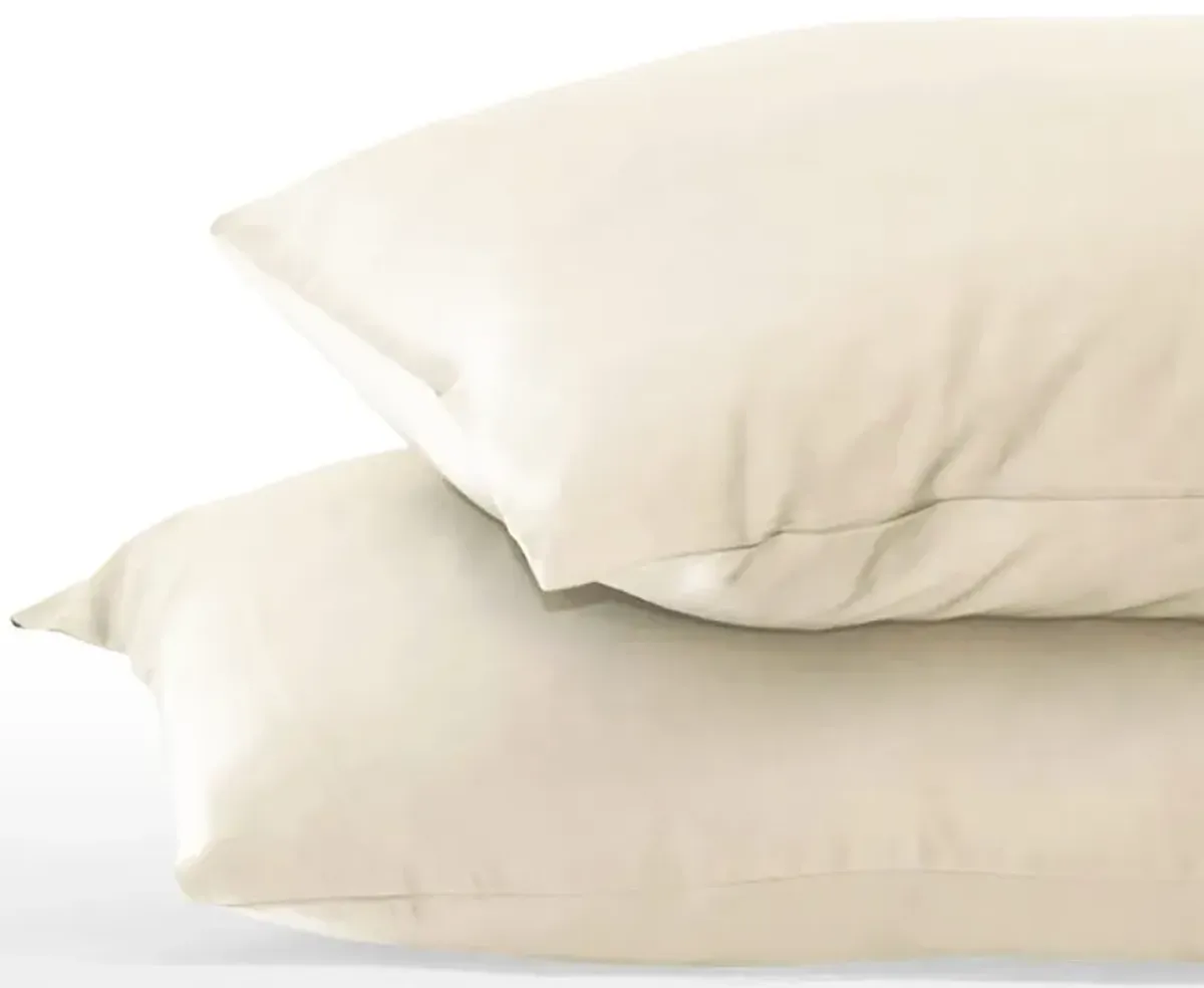 Cariloha Resort Bamboo Pillowcase Set - Coconut Milk - King