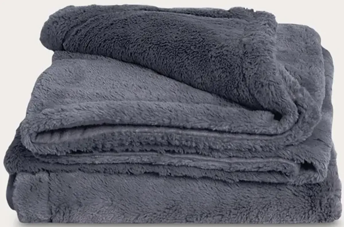 Cariloha Plush Bamboo Throw Blanket - Onyx