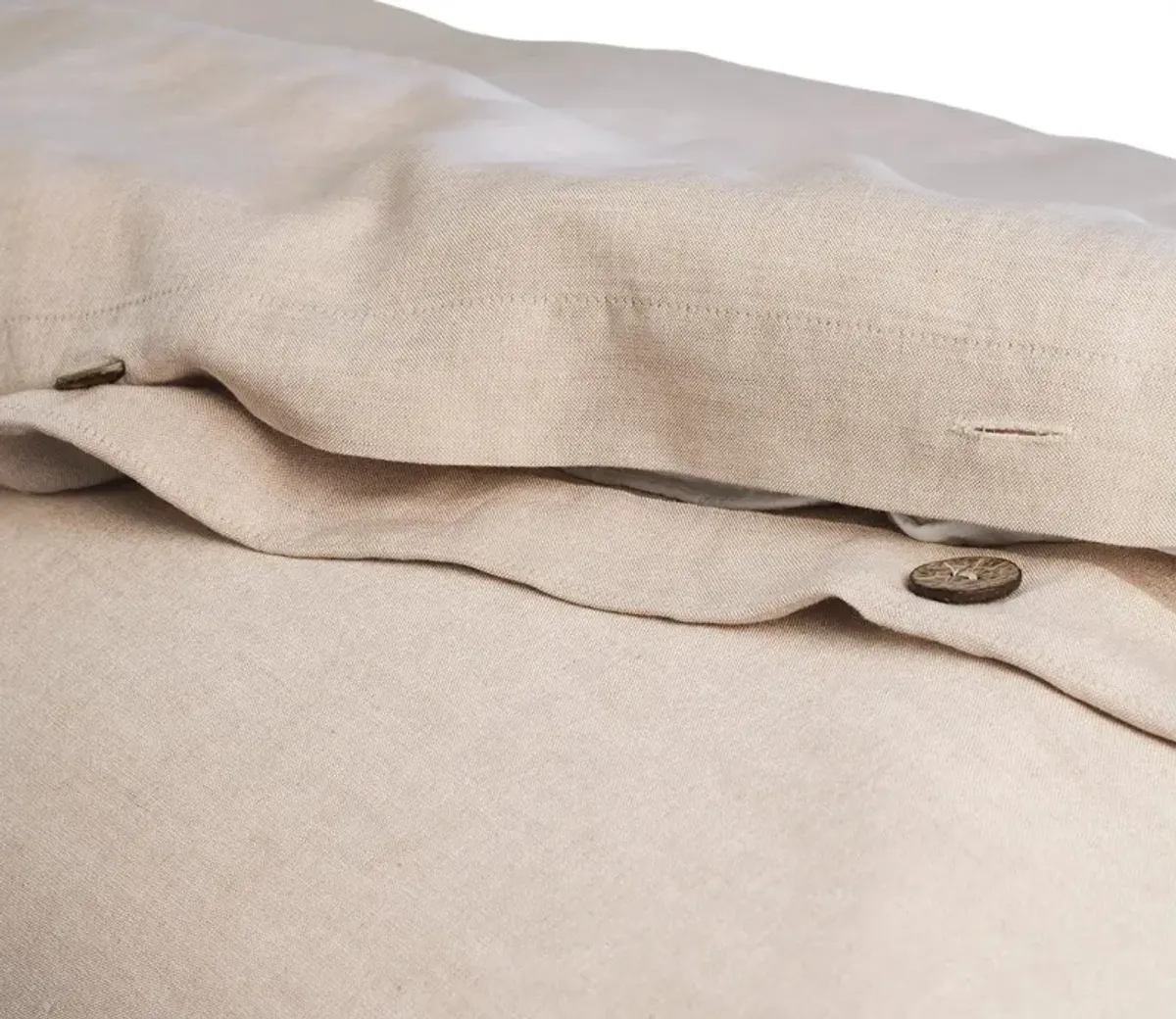 Cariloha Linen Duvet Cover Set - Linen Oatmeal - Queen