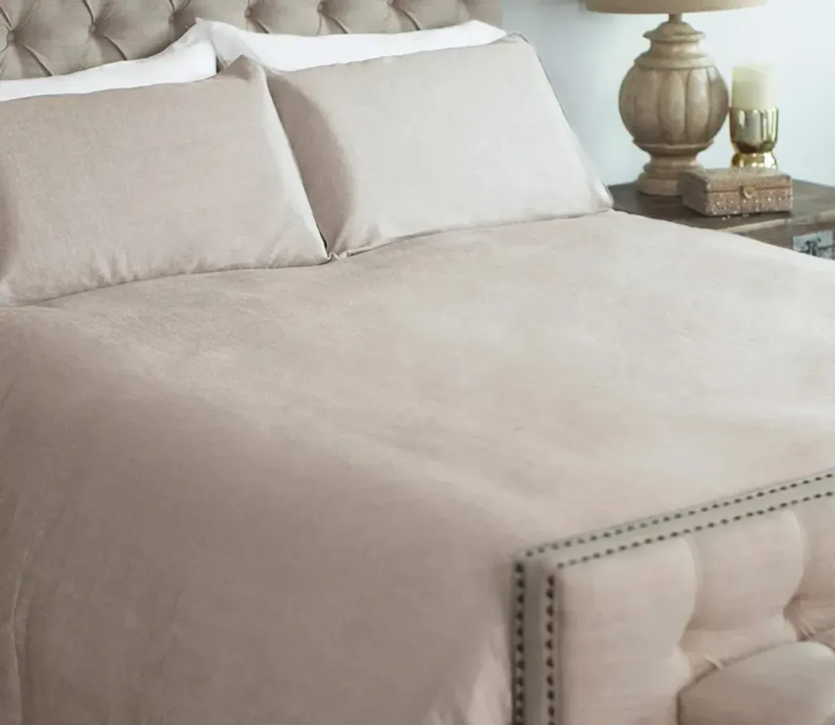 Cariloha Linen Duvet Cover Set - Linen Oatmeal - Queen