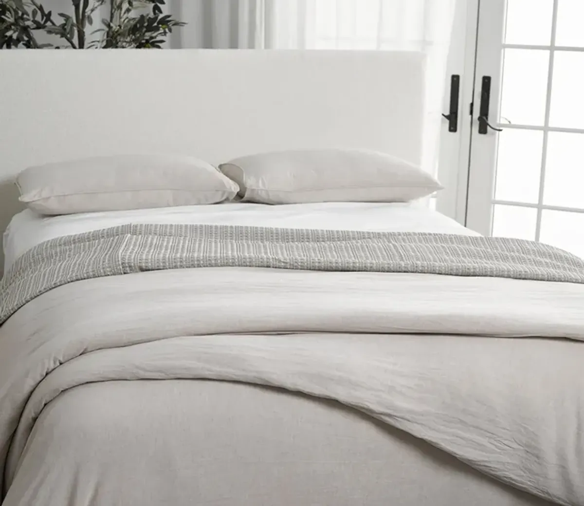 Cariloha Linen Duvet Cover Set - Linen Oatmeal - Queen