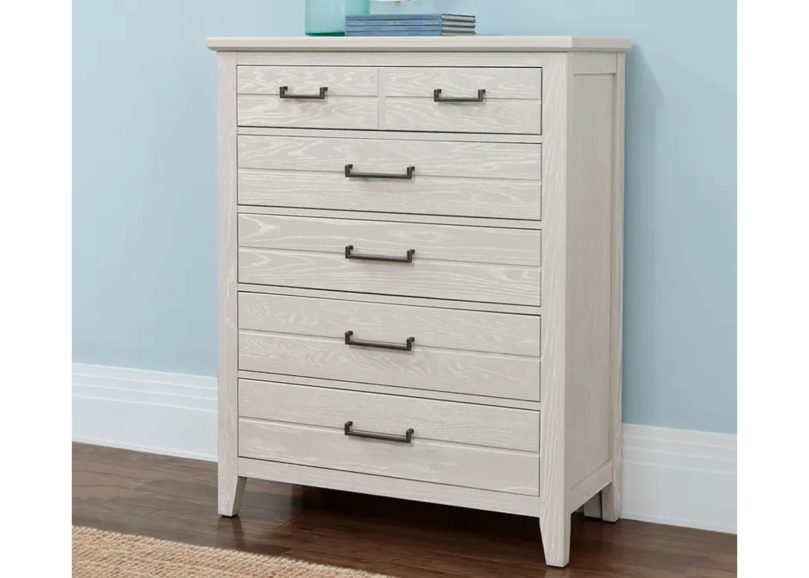 Vaughan Bassett Passageways 5-Drawer Chest - Oyster