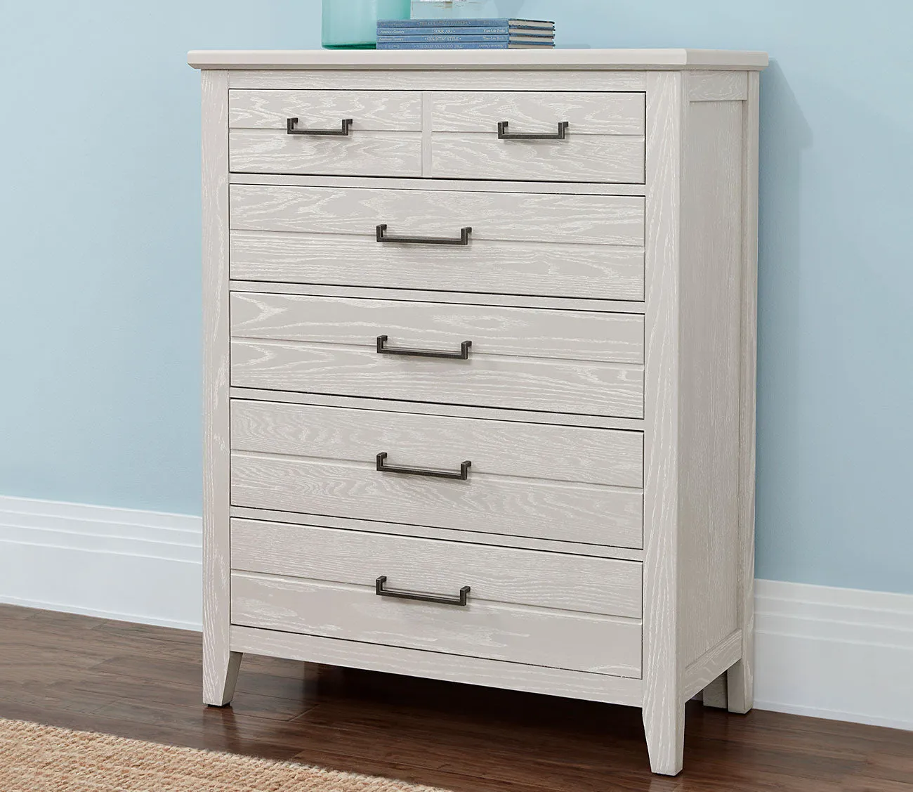 Vaughan Bassett Passageways 5-Drawer Chest - Oyster