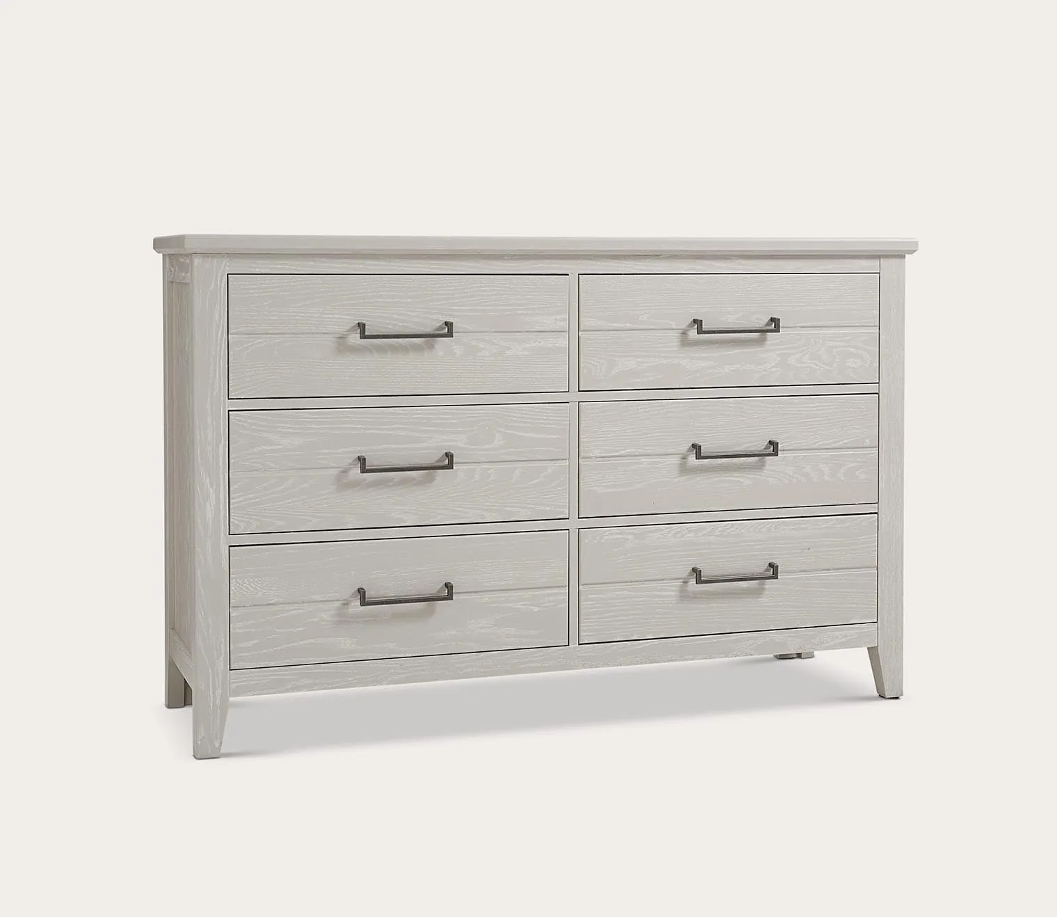 Vaughan Bassett Passageways 6-Drawer Double Dresser - Oyster