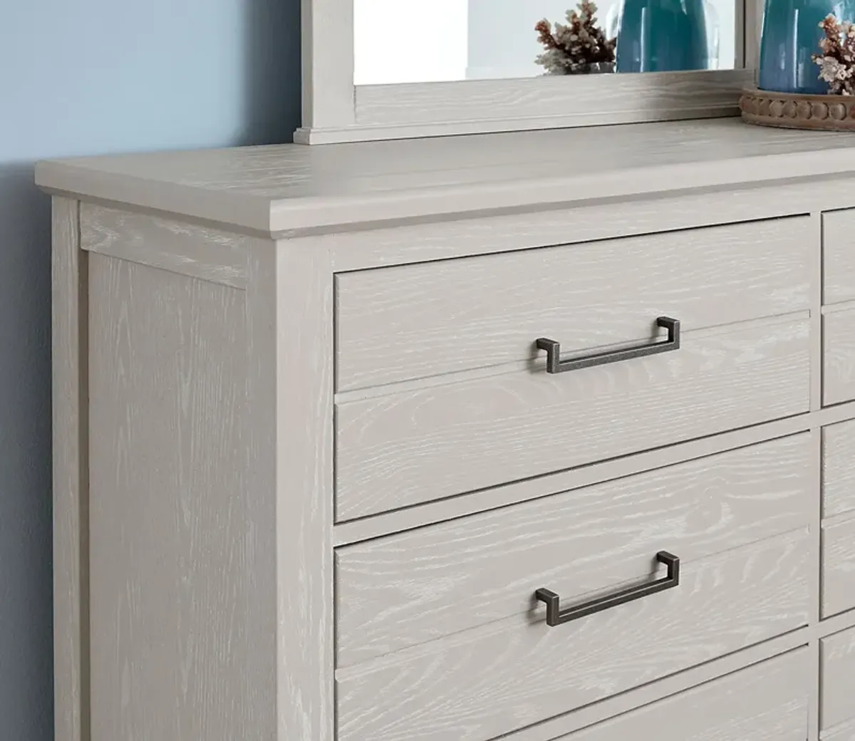 Vaughan Bassett Passageways 6-Drawer Double Dresser - Oyster