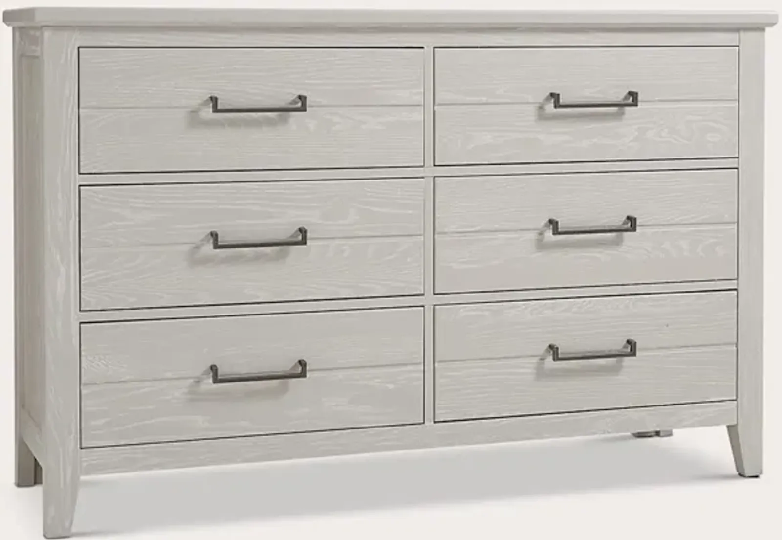 Vaughan Bassett Passageways 6-Drawer Double Dresser - Oyster