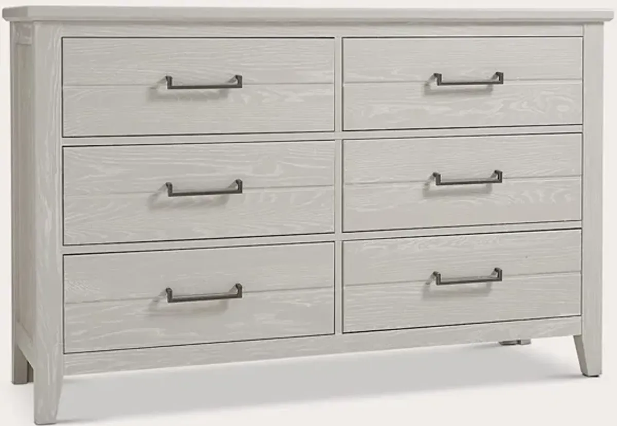 Vaughan Bassett Passageways 6-Drawer Double Dresser - Sand