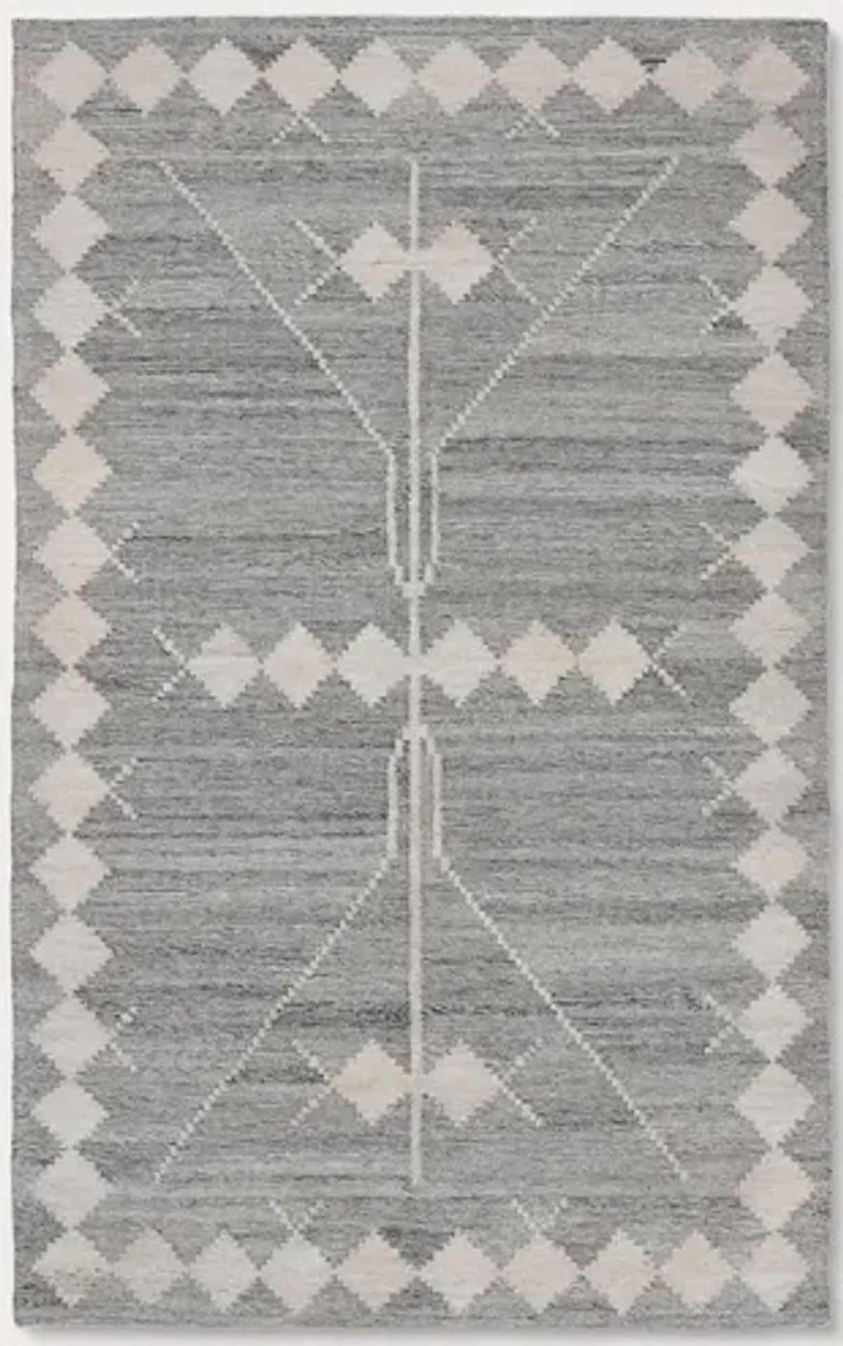 Villa by Classic Home Oasis Gray Multi Hand Woven Area Rug