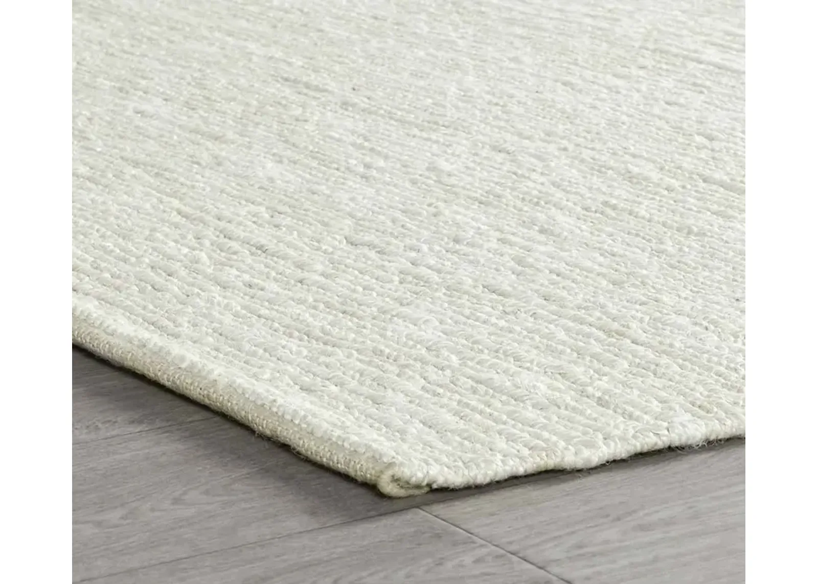 Villa by Classic Home Soumak Jute Ivory Area Rug