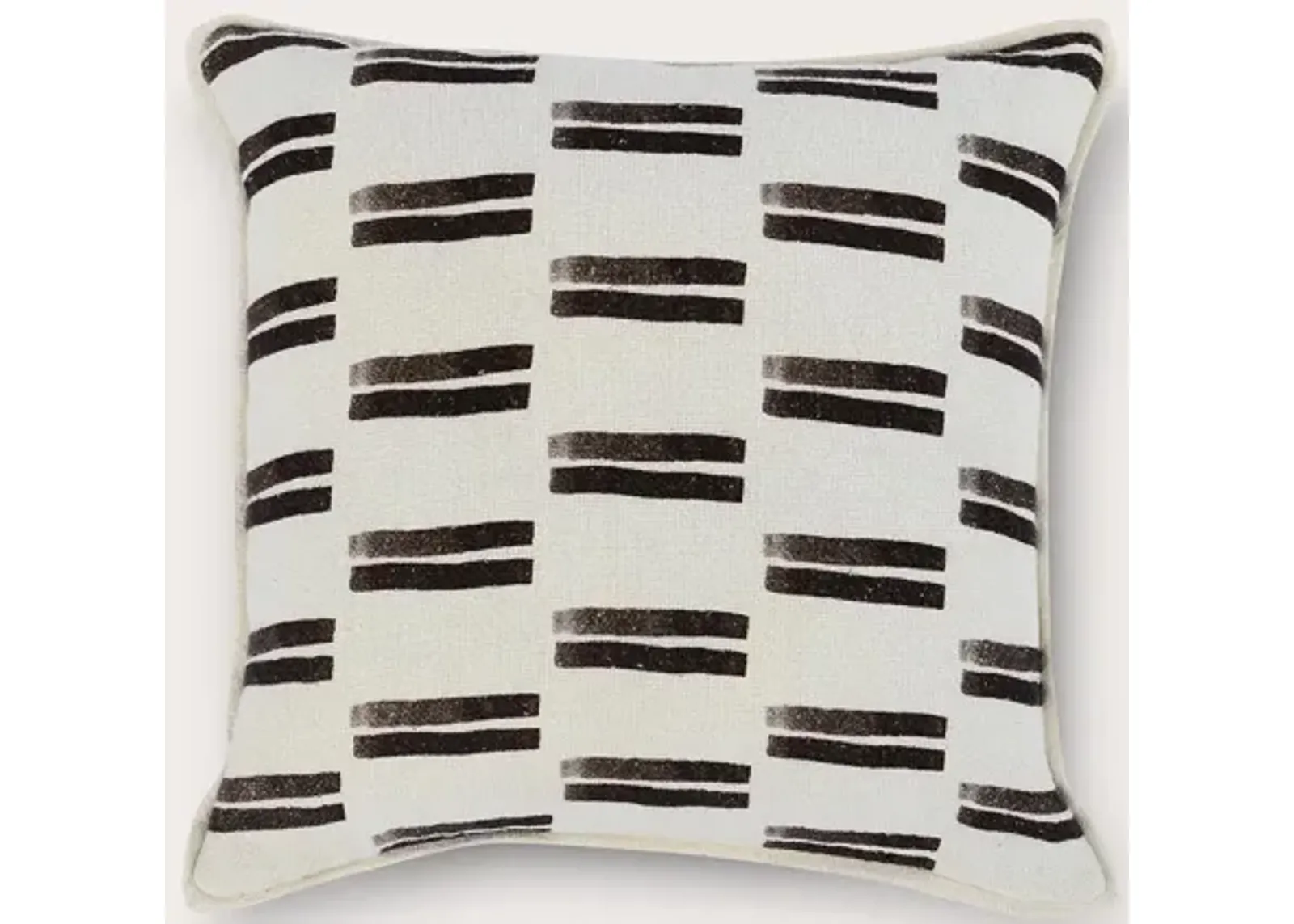 Villa by Classic Home Dunes Black Throw Pillow