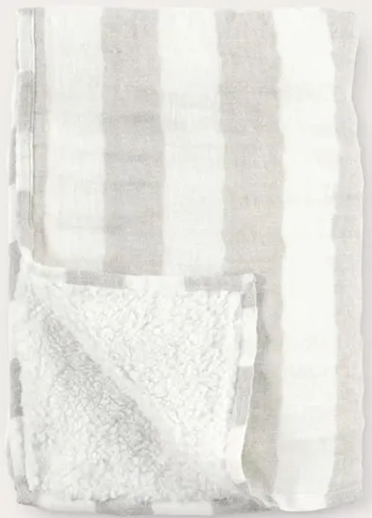 Villa by Classic Home Atwater Ivory Natural Throw Blanket