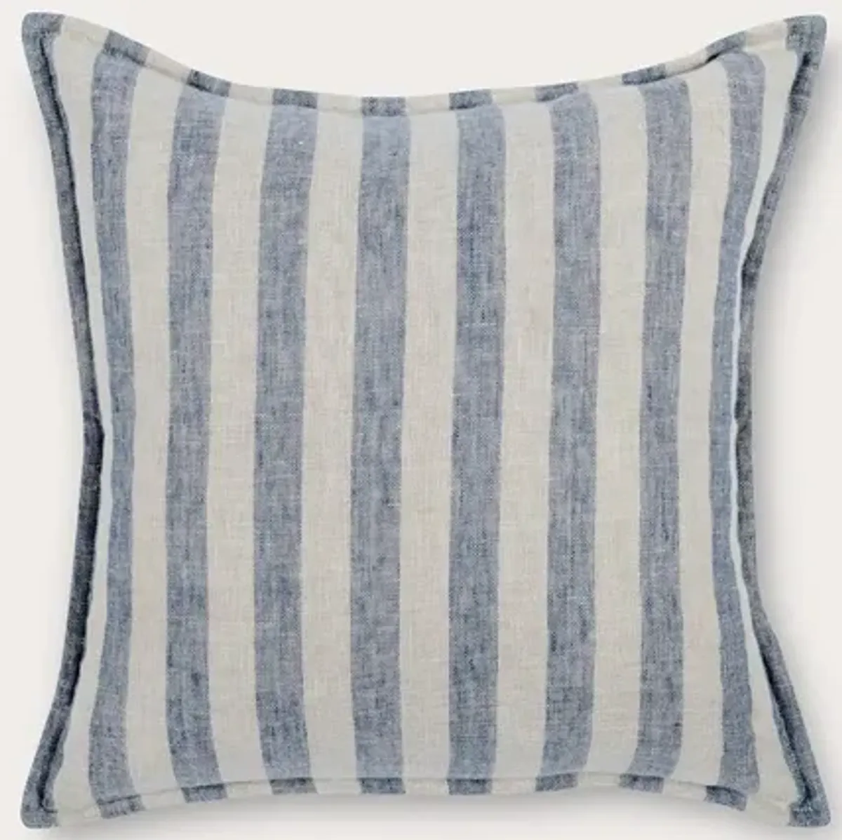 Villa by Classic Home Cyprus Ivory Blue Throw Pillow