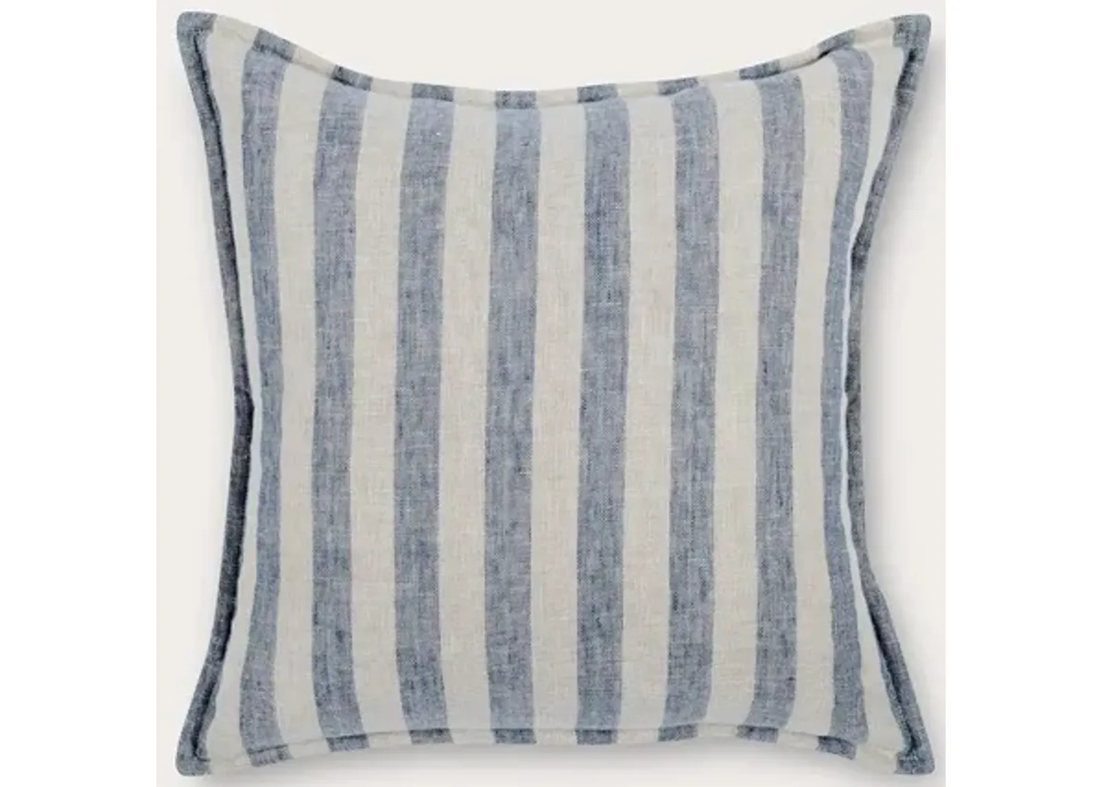 Villa by Classic Home Cyprus Ivory Blue Throw Pillow