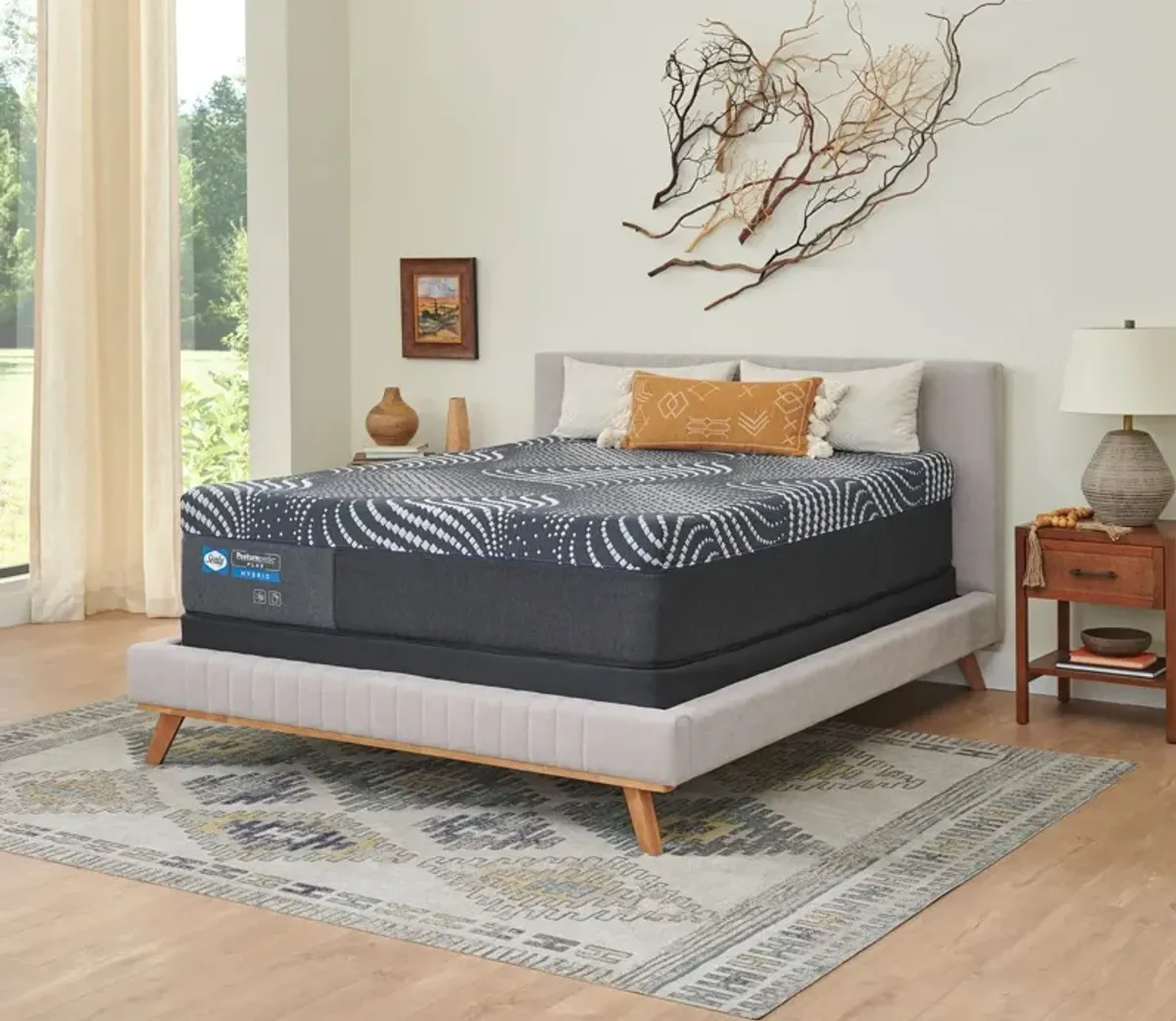 Sealy PosturepedicÂ® Plus Hybrid High Point Firm Mattress - Memory Foam - Twin XL