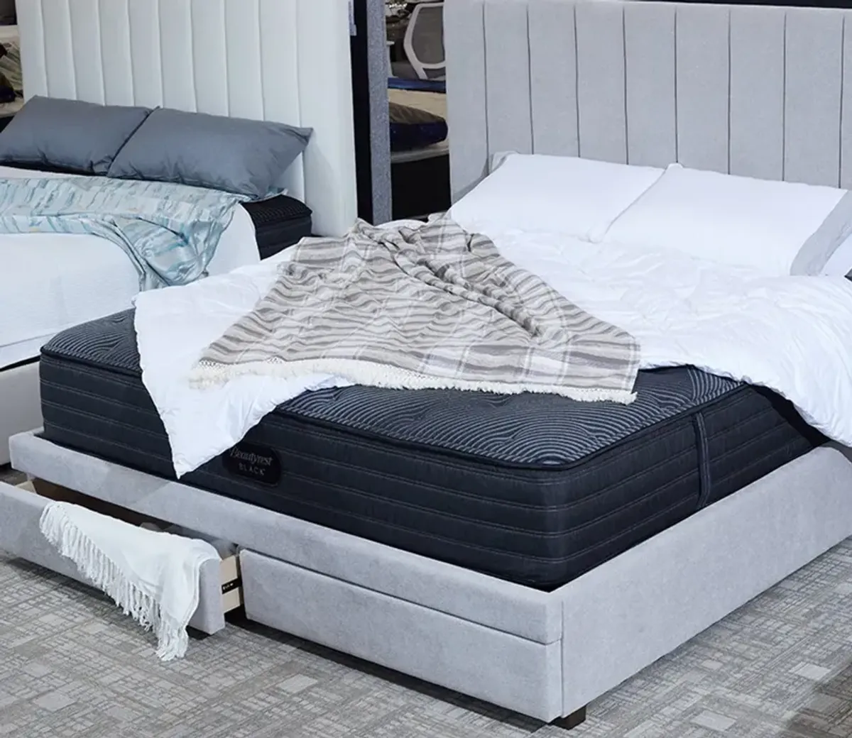 CM Home Kemper Storage Bed - Bone - King