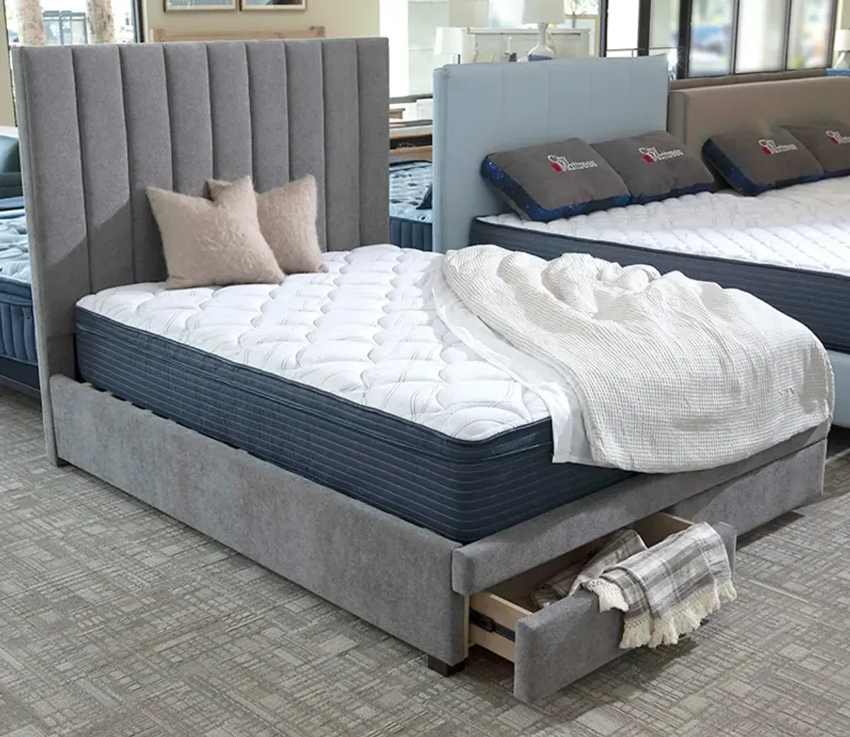 CM Home Kemper Storage Bed - Bone - King