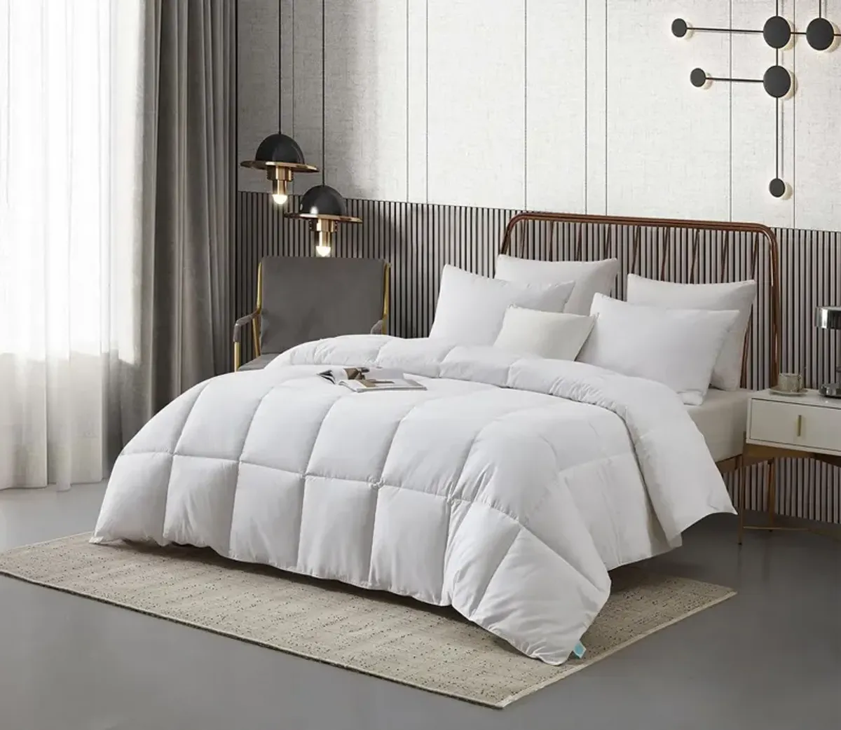 Kathy Ireland All Season Tencel Lyocell Down Alternative Comforter - Twin