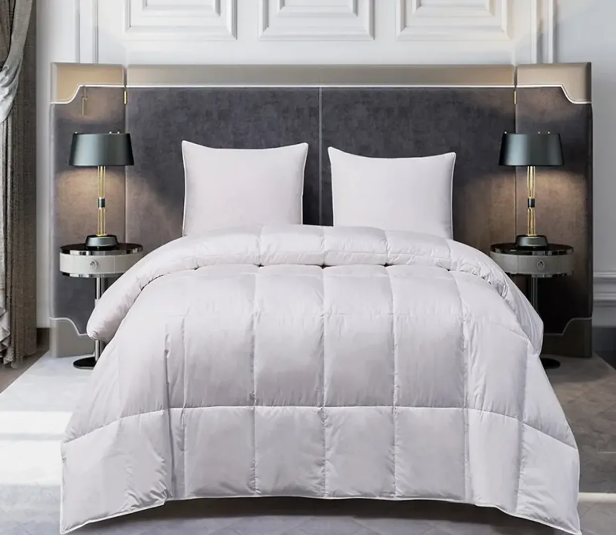 Blue Ridge Home Fashions Blue Ridge Home Naples Hungarian White Goose Down Comforter - Twin