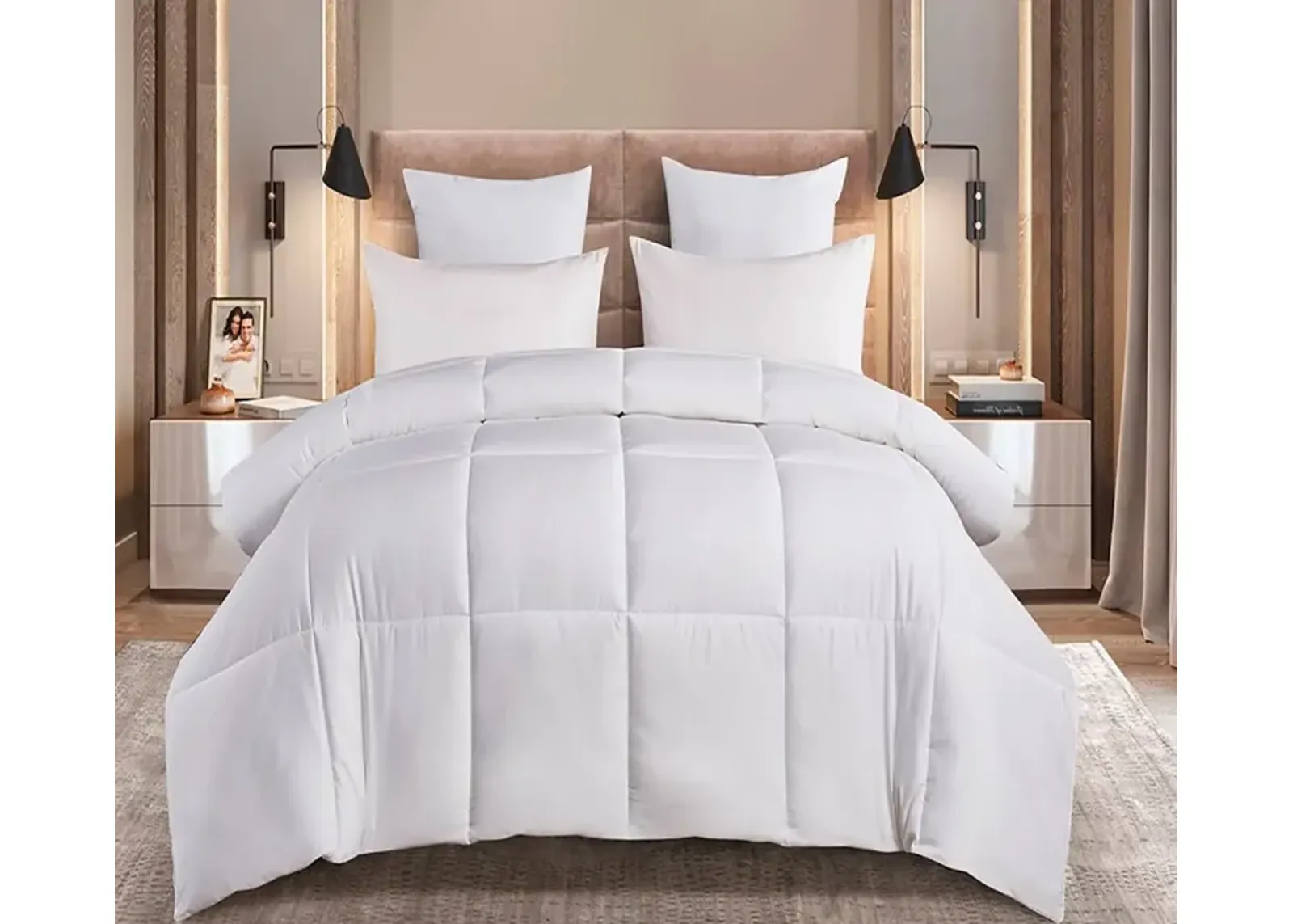 Blue Ridge Home Fashions Blue Ridge Naples Cotton Sateen Down Alternative Comforter - Twin