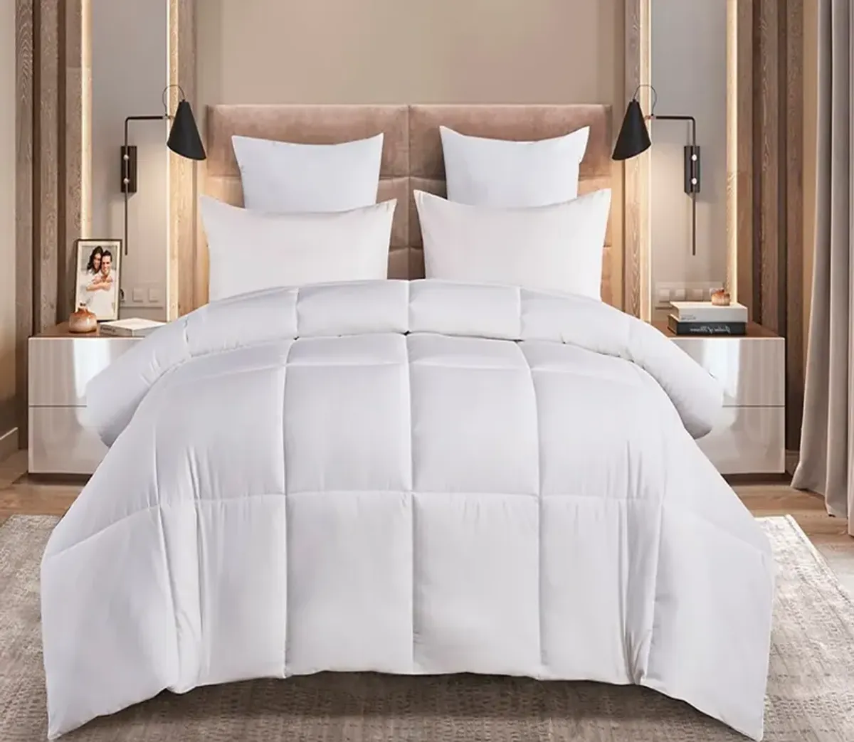 Blue Ridge Home Fashions Blue Ridge Naples Cotton Sateen Down Alternative Comforter - Twin