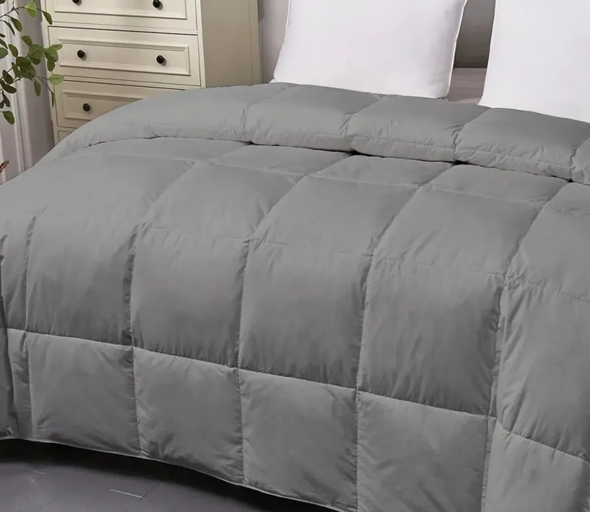 Blue Ridge Home Fashions Blue Ridge Home Duraloft Extra Warmth Down Alternative Comforter - Grey - Full/Queen