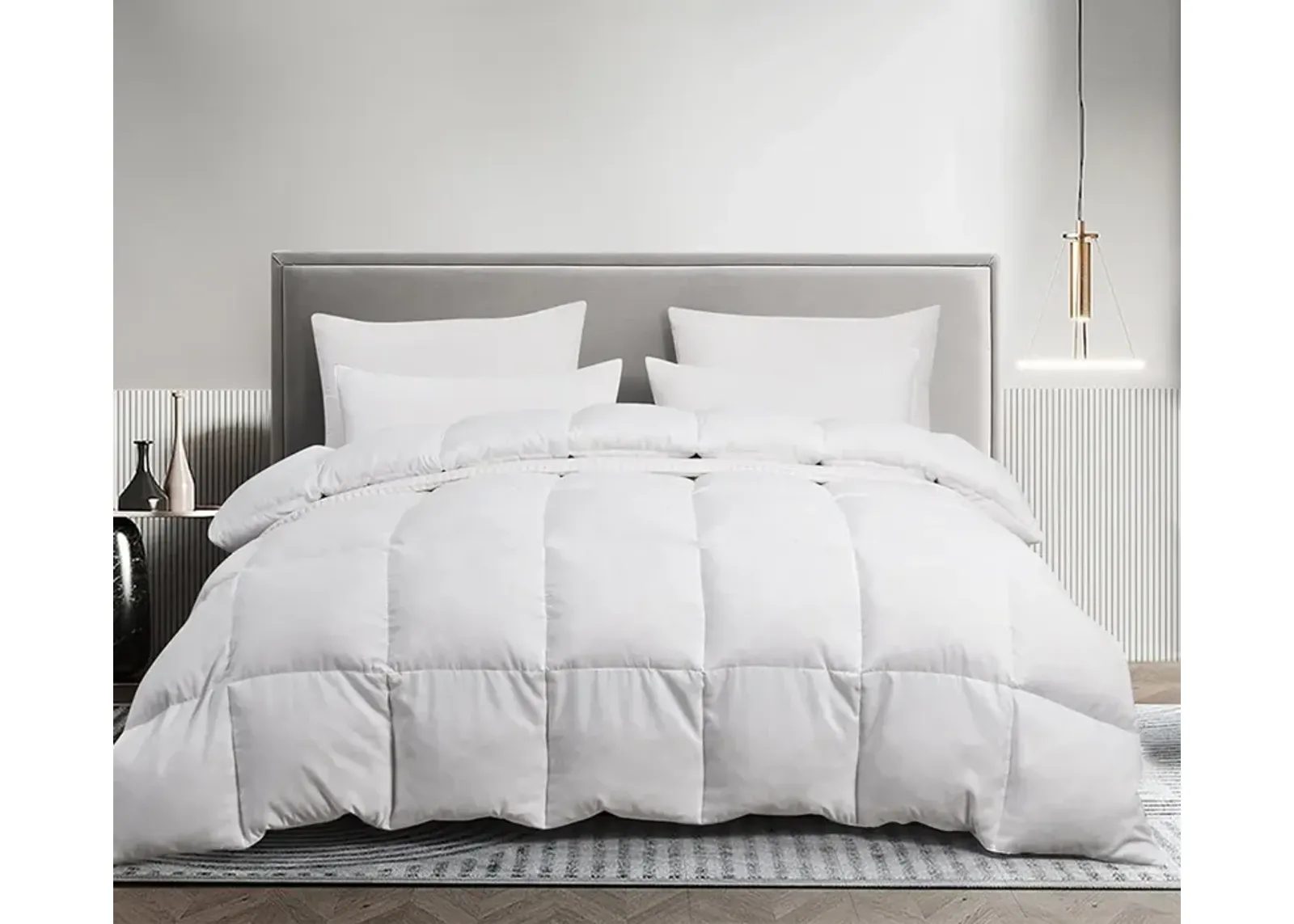 Beautyrest All Season White Feather and Down Comforter - King