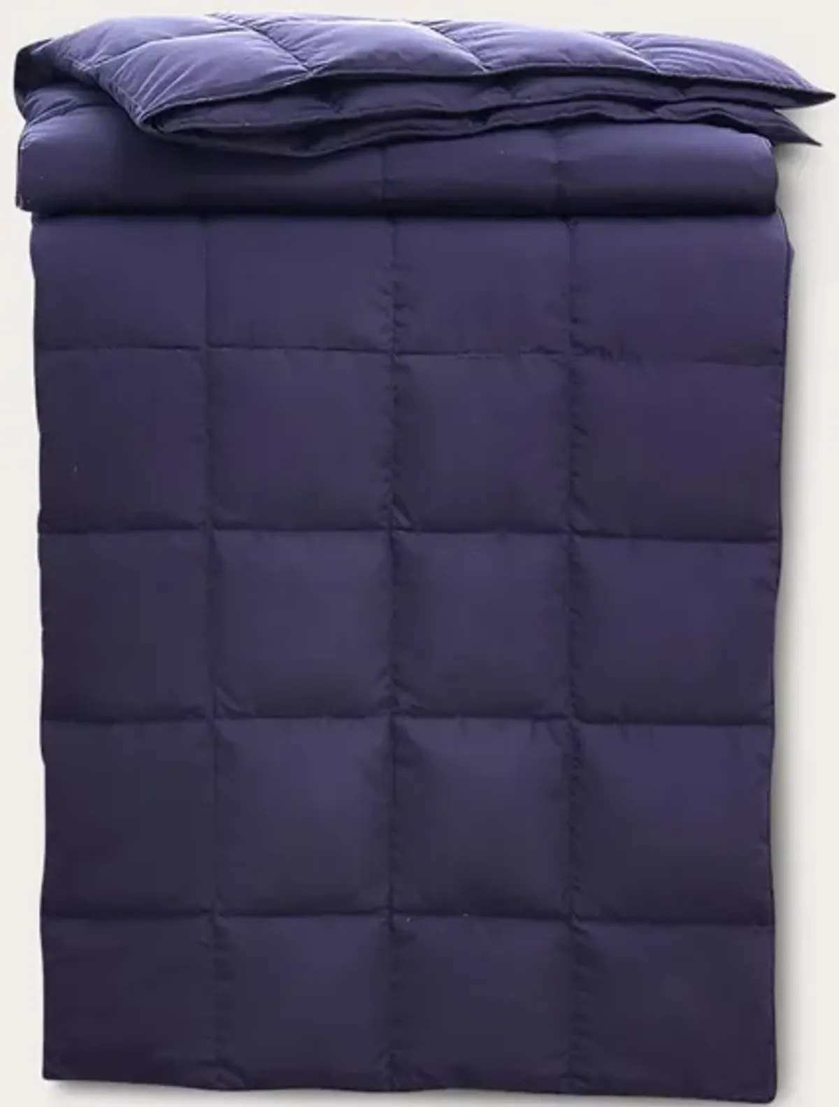 Serta Packable Down Fiber Throw Blanket