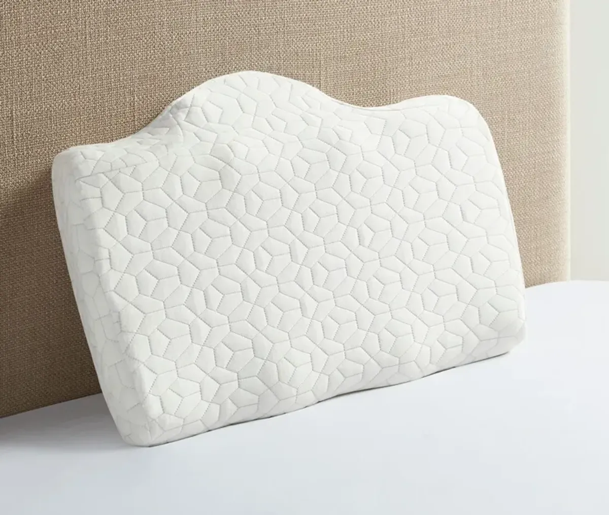 Sleep Philosophy Cooling Gel Pad Contour Foam Pillow - Memory Foam