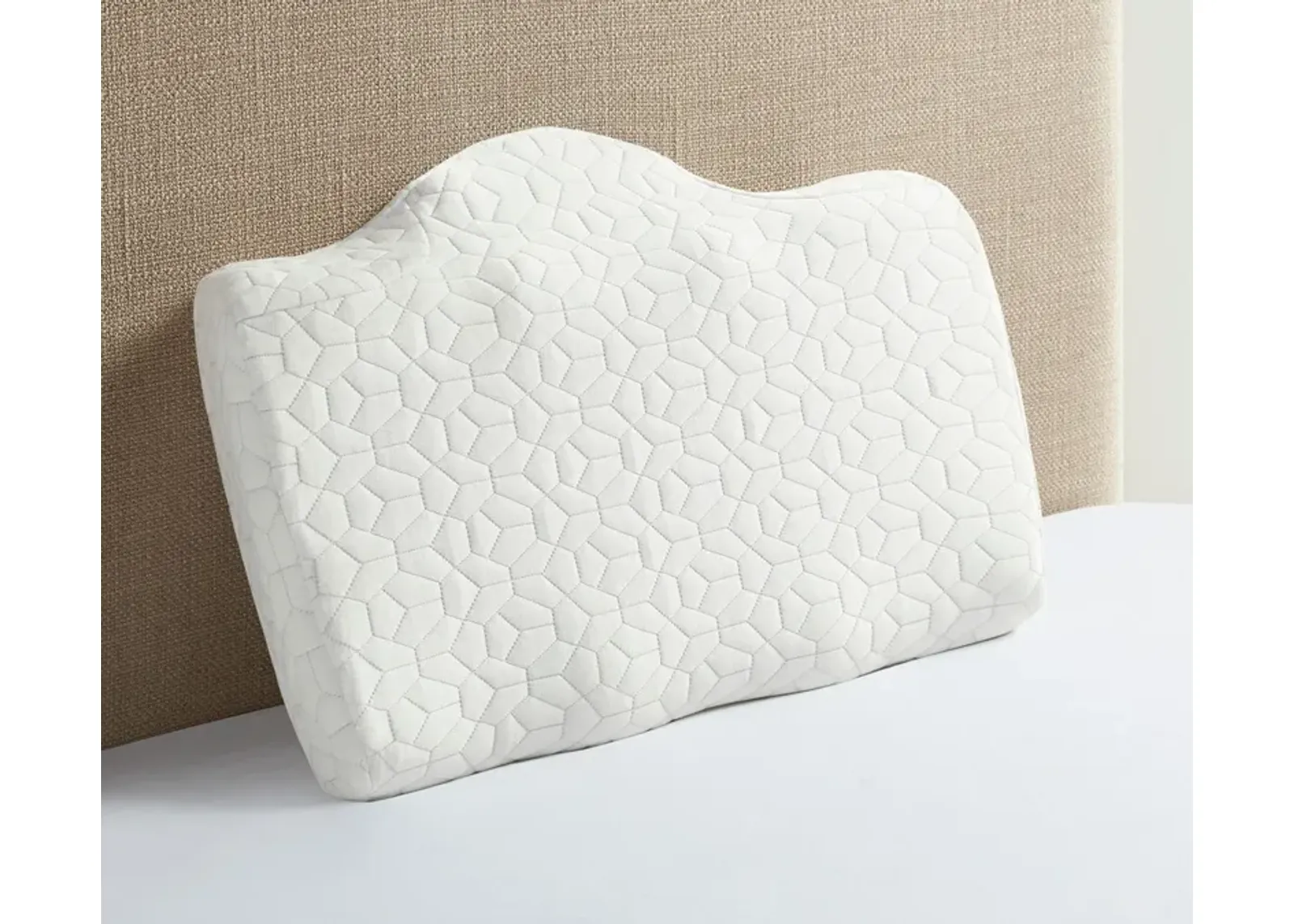 Sleep Philosophy Cooling Gel Pad Contour Foam Pillow - Memory Foam