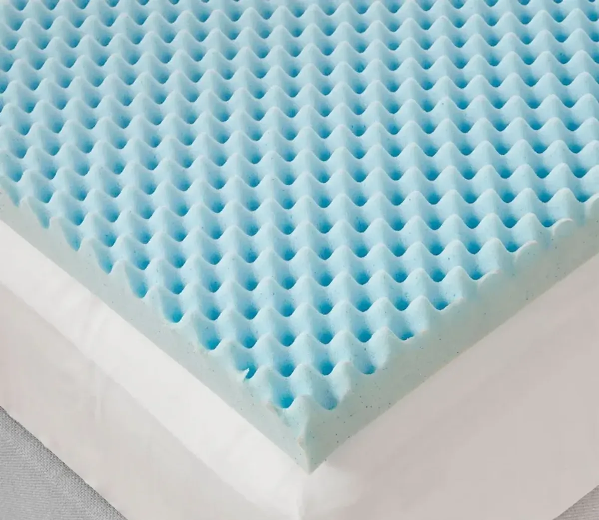 Sleep Philosophy 3-Inch Gel Memory Foam Reversible Cooling Mattress Topper - Memory Foam - Full