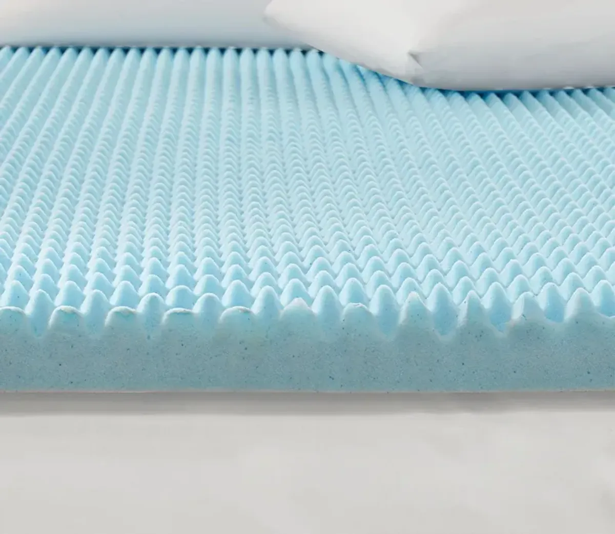 Sleep Philosophy 3-Inch Gel Memory Foam Reversible Cooling Mattress Topper - Memory Foam - Full