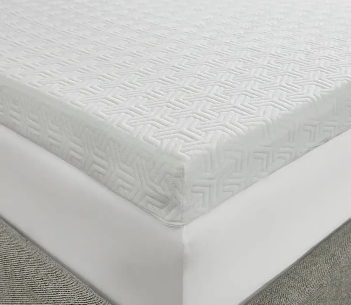 Sleep Philosophy 3-Inch Gel Memory Foam 3M Mattress Topper - Memory Foam - Twin