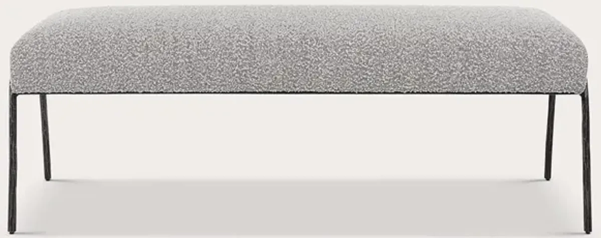 Uttermost Jacobsen Boucle Fabric Bench