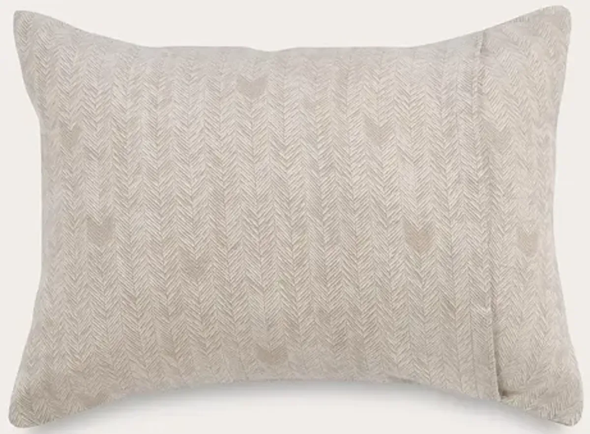 Villa by Classic Home French Herringbone Pillow Sham - Storm - Standard