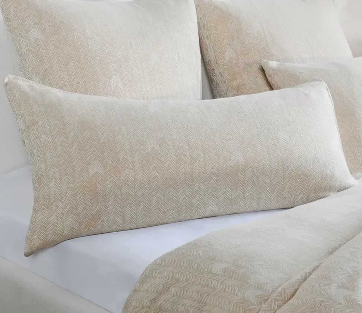 Villa by Classic Home French Herringbone Pillow Sham - Storm - Standard