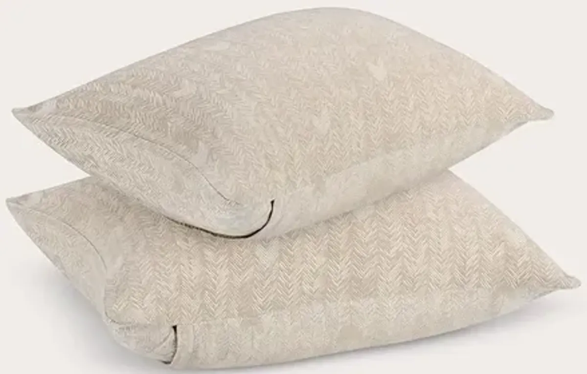 Villa by Classic Home French Herringbone Pillow Sham - Storm - King