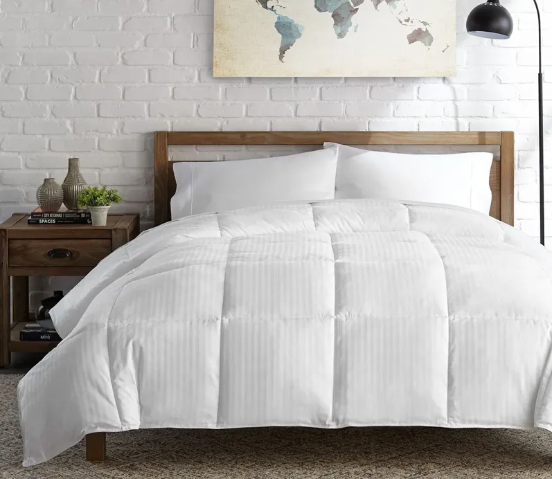 Eddie Bauer Cotton Damask Luxury Down Alternative Comforter - King