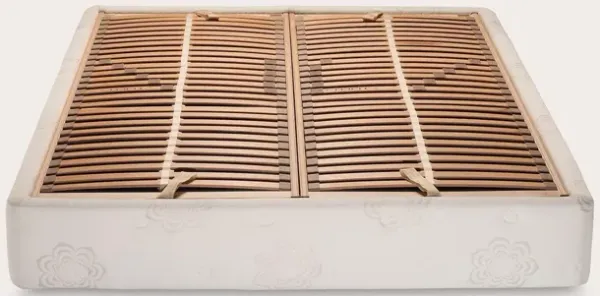 PranaSleep EuroSlat Foundation - White - Queen Split Low Profile