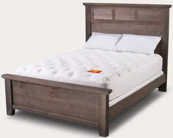 Vaughan Bassett Sawmill Louver Bed - Floor Sample - Alabaster - Queen