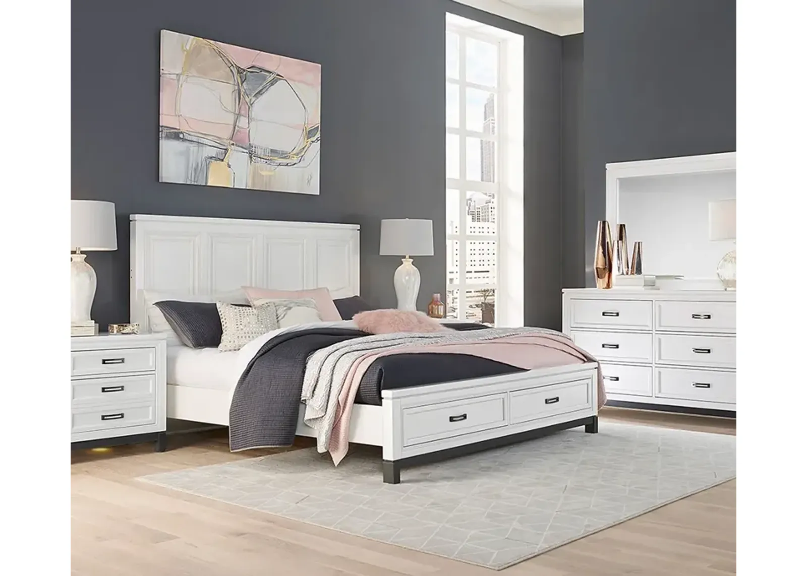 Aspen Home Hyde Park Panel Storage Bed - King