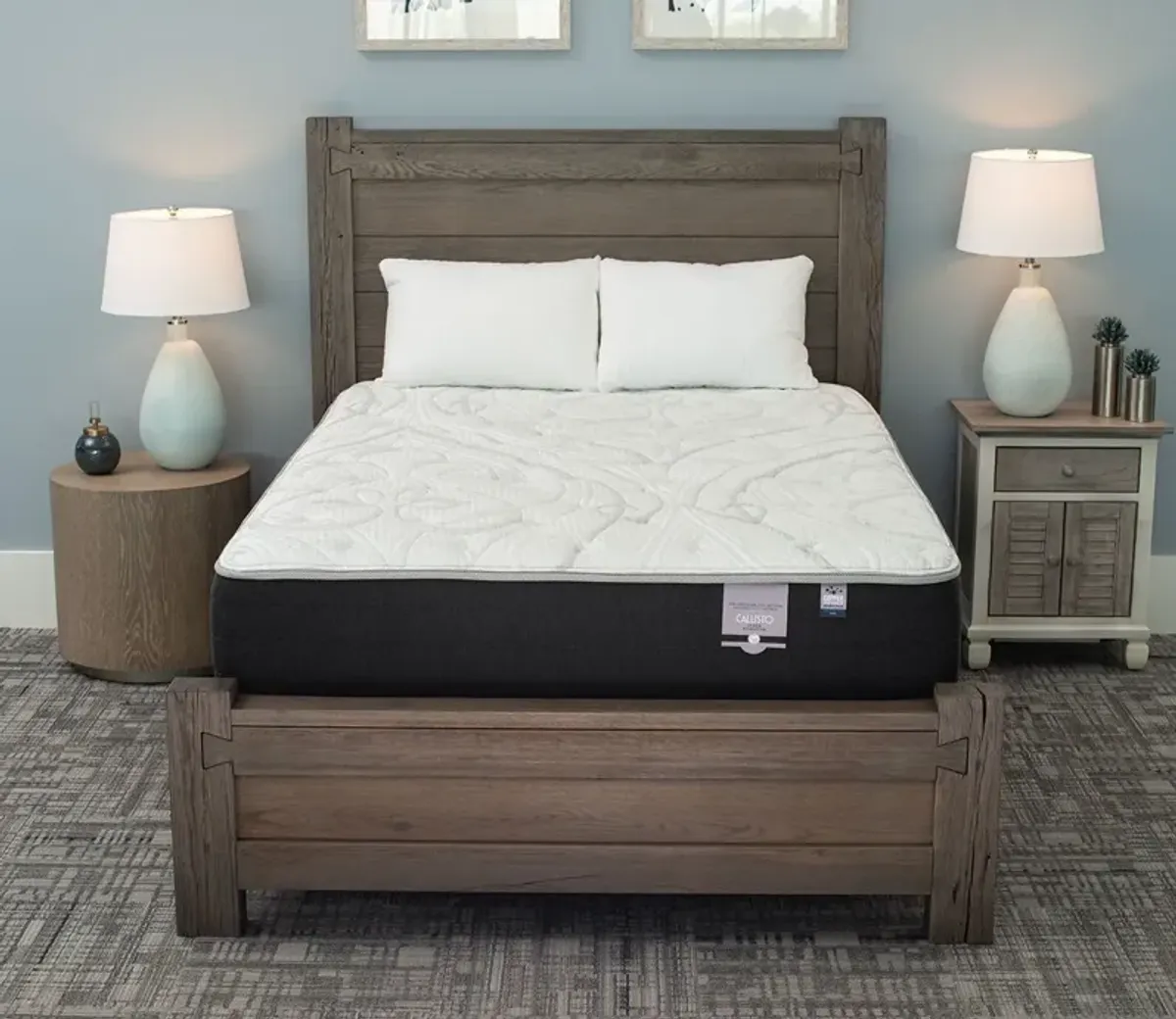 City Mattress Celestial Callisto Plush Firm Hybrid Mattress - Queen