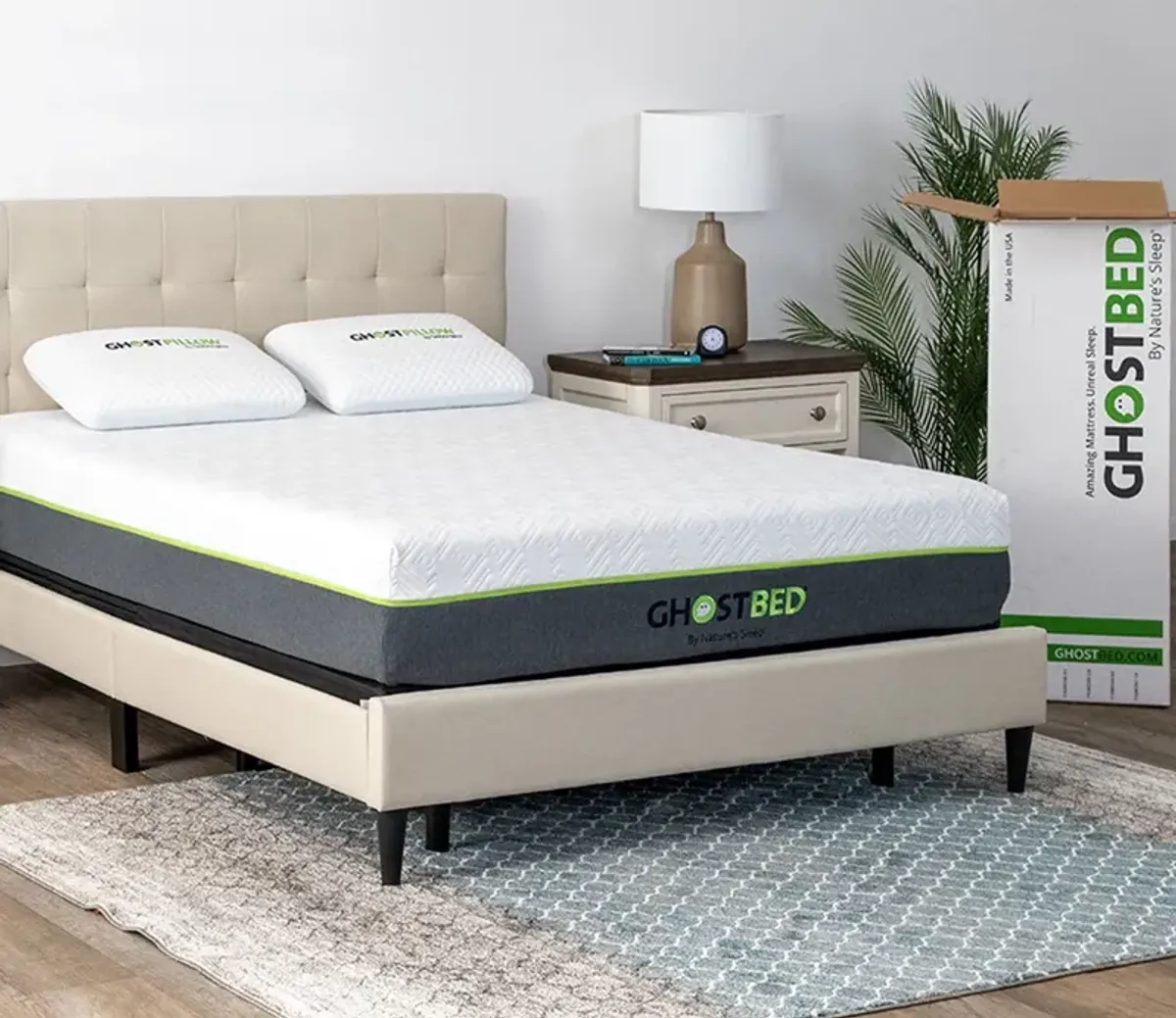 Bed in a Box GhostBed Emerald Hybrid Mattress - Twin XL