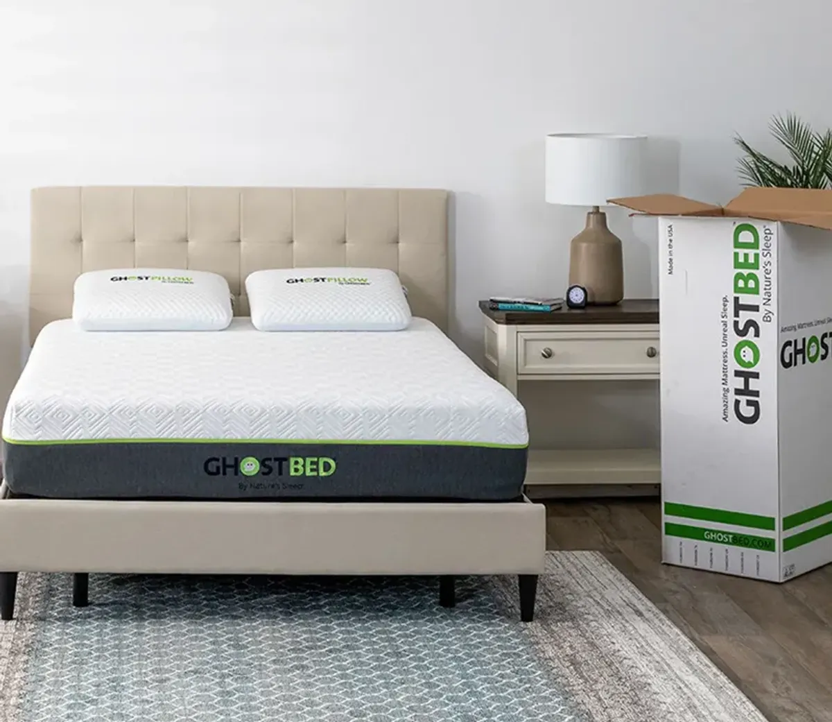 Bed in a Box GhostBed Emerald Hybrid Mattress - Twin XL