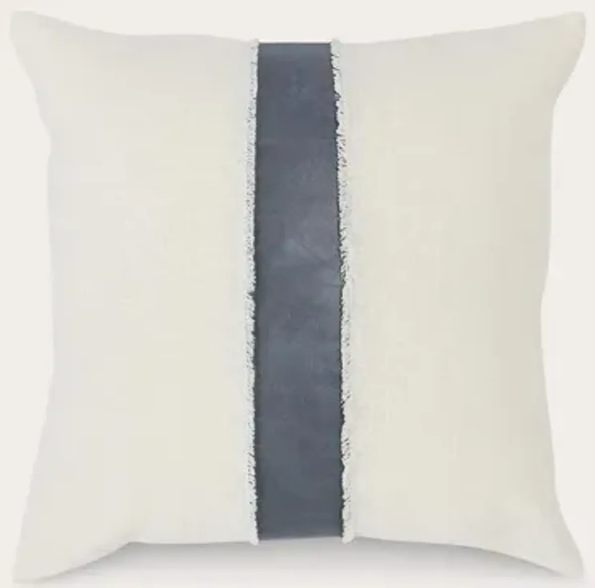 Villa by Classic Home Steam Sea Fog Blue Ivory Throw Pillow