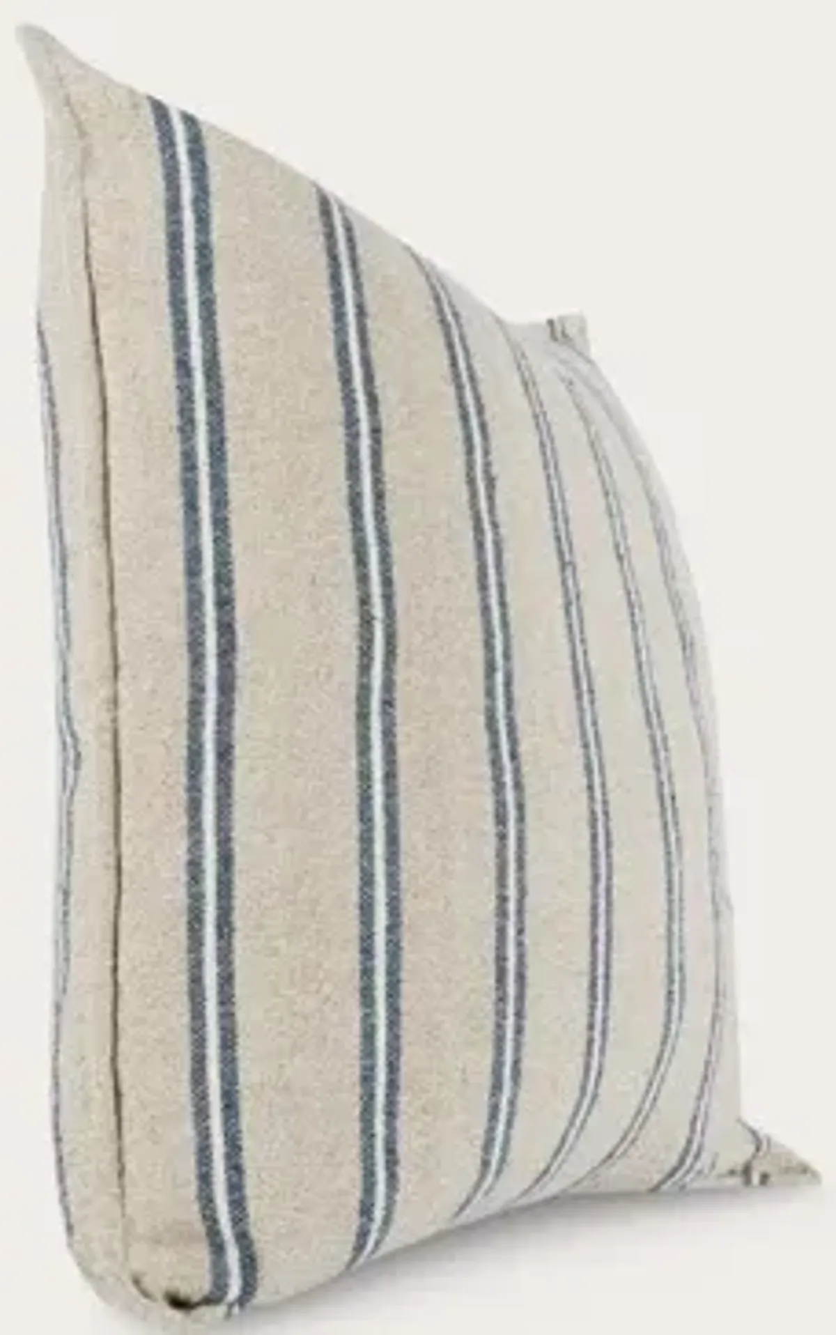 Villa by Classic Home Delgada Natural Blue Throw Pillow