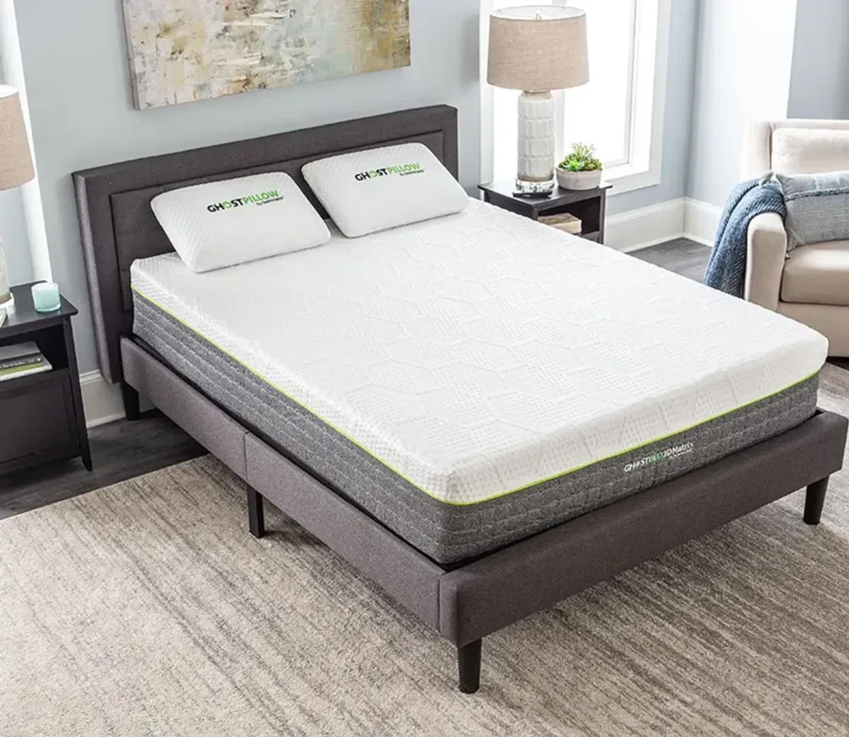 Bed in a Box GhostBed 3D Matrix Hybrid Mattress - Twin XL