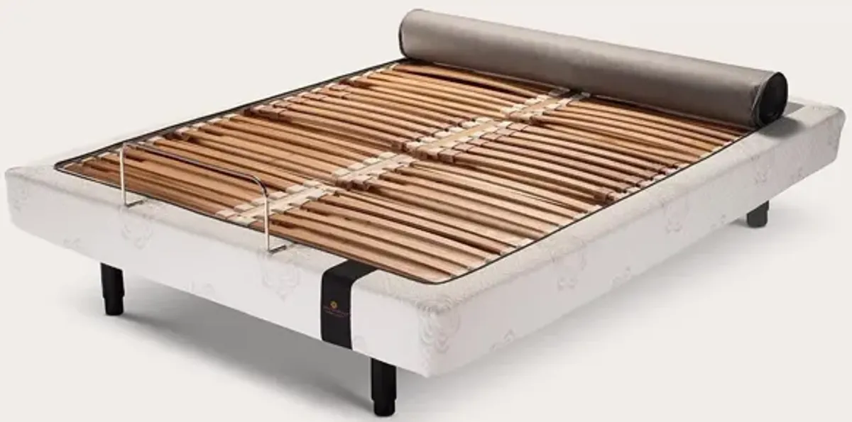 PranaSleep Luxe Adjustable Slat Bed Base - Twin XL