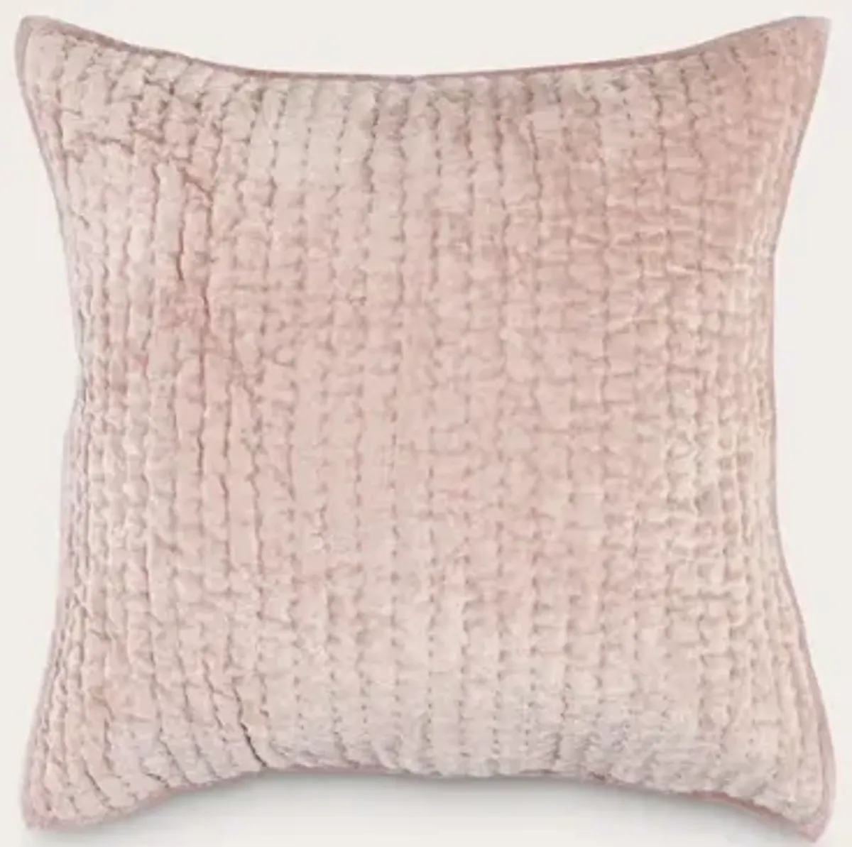 Villa by Classic Home Bari Velvet Pillow Sham - Pink - Standard