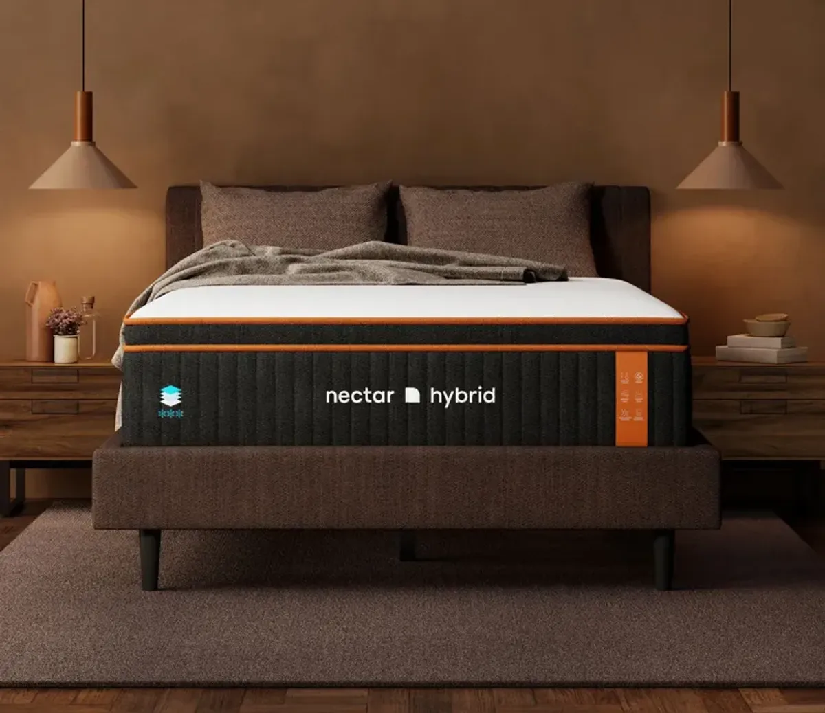 Bed in a Box Nectar Premier Copper Hybrid Mattress - King